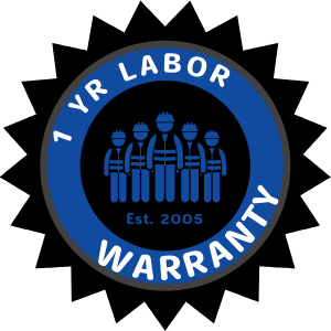 1 year labor warranty